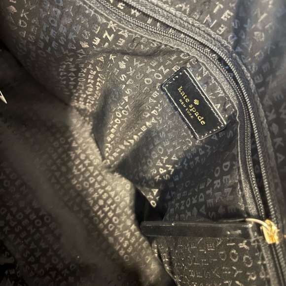 Kate Spade Black and White Polka Dot Dome Satchel - Picture 4 of 5